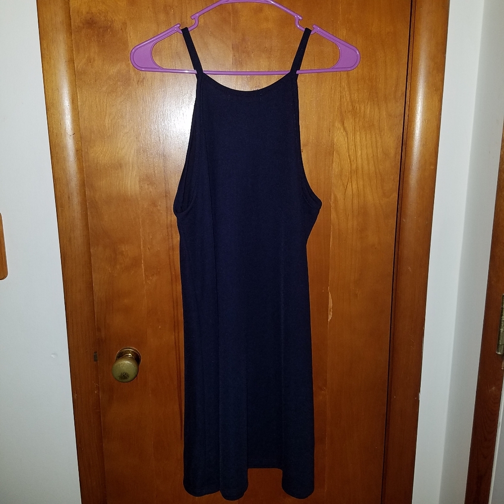 Wallflower Navy Blue Scuba Style Shift Dre… - Picture 4 of 4